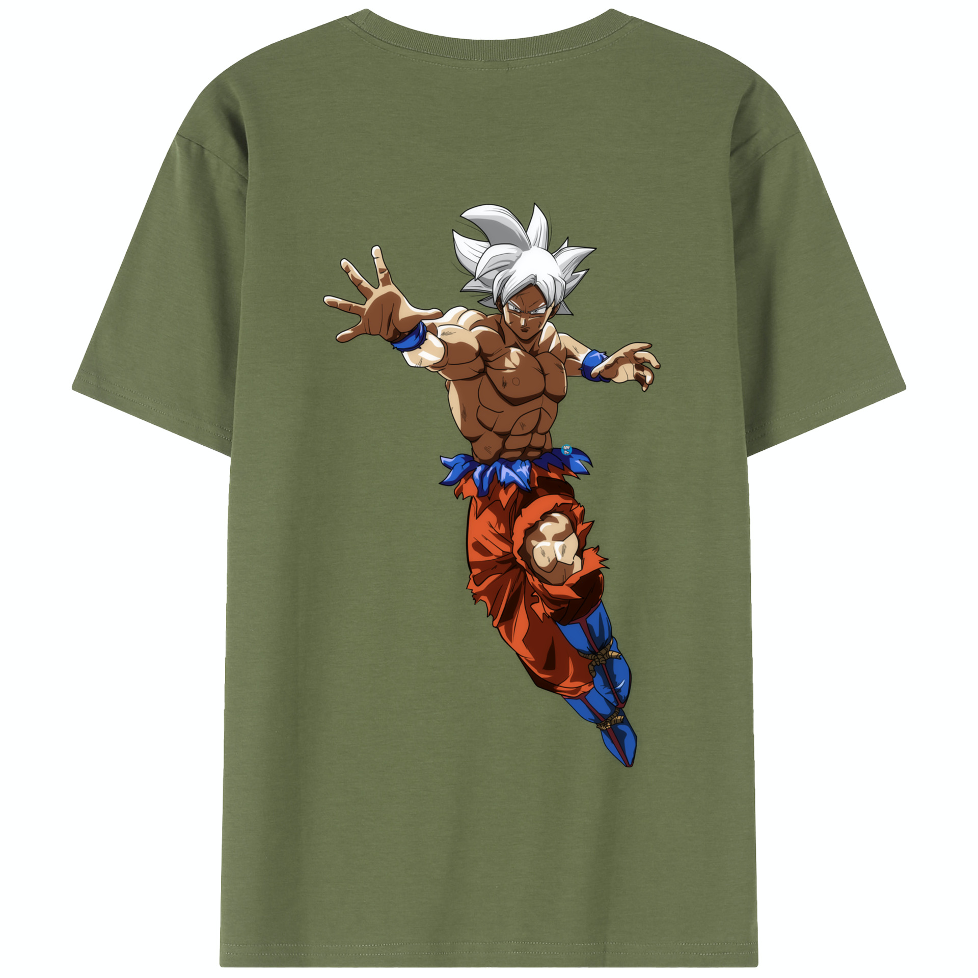 （画像用） ドラゴンボール 孫悟空（そん ごくう）Son Goku カカロット DRAGON BALL Kakarotto 綿100％半袖Tシャツ（背面プリント）